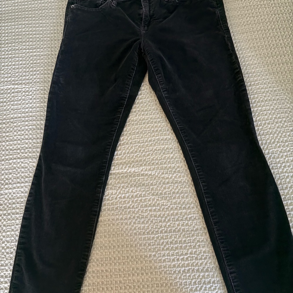Gap1969 Low Rise Black Corduroy Jeans